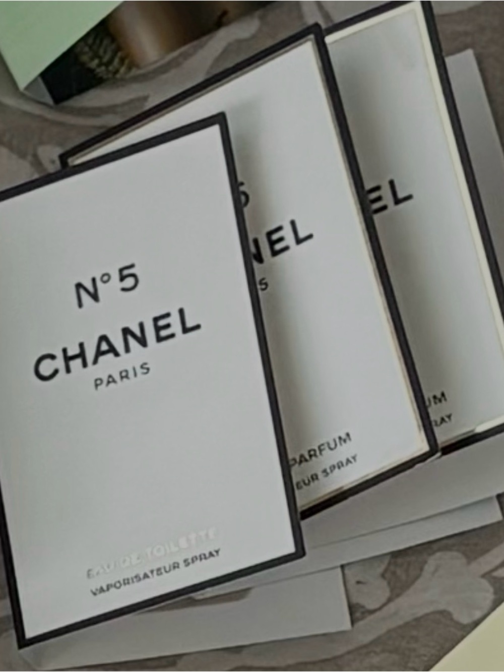 🆕🌸CHANEL No5 - EDT 3 sample vials